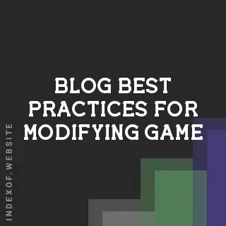 Best Practices for Modifying Game Development Packages: Unity & Unreal Guide | Logo - Indexof